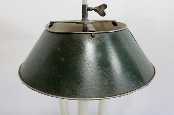 Rara lampada in bronzo, spirito Bouillotte – Inizio XX secolo