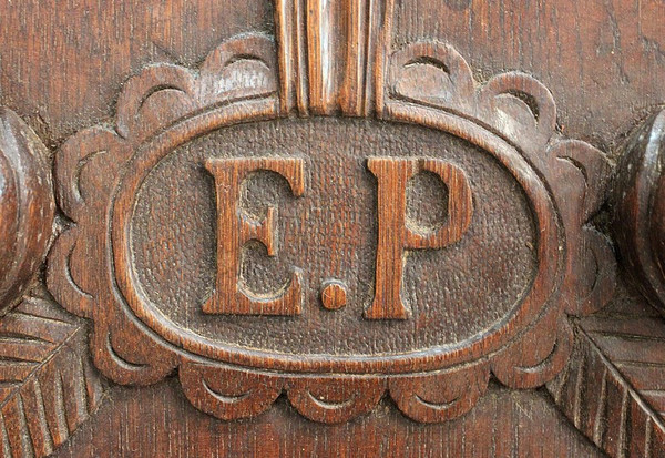 Wandpfeifenhalter aus Eiche – 1910/1920