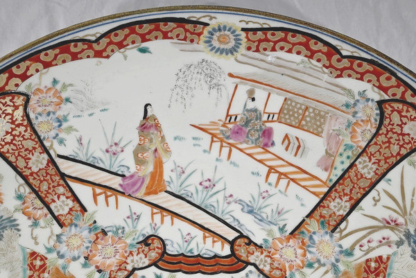 Bedeutende japanische Porzellanschale, Meiji-Ära – 2. Hälfte des 19. Jahrhunderts
