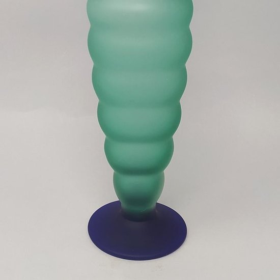Amazing green and blue bottle from the 1970s