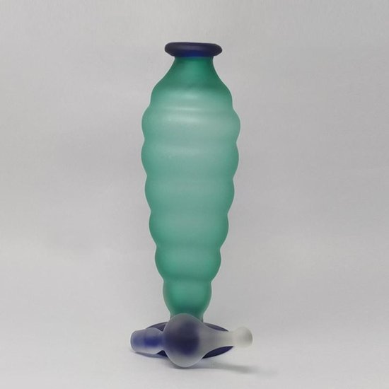 Amazing green and blue bottle from the 1970s