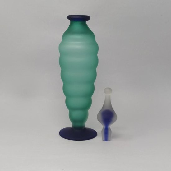 Amazing green and blue bottle from the 1970s