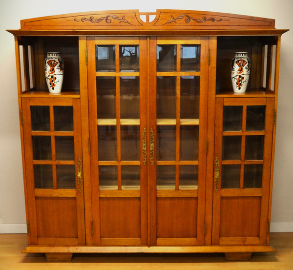 Arts&Crafts oak bookcase