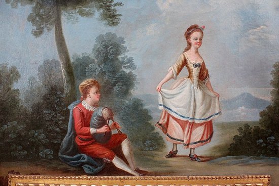 Large Trumeau Mirror, Louis XVI style - 2nd half of the 19th century