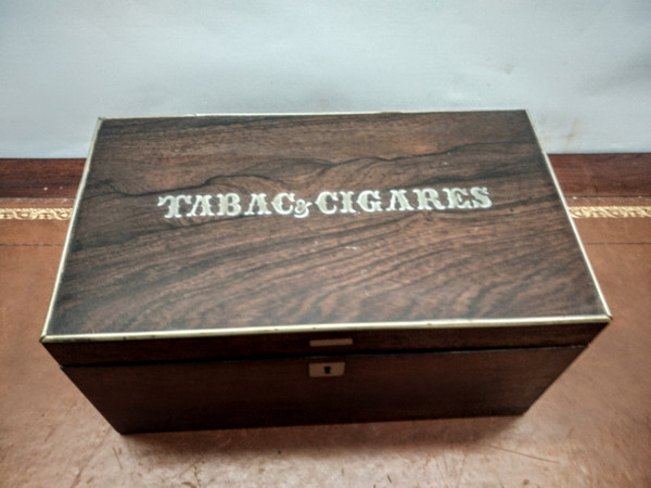 Tobacco box and cigars