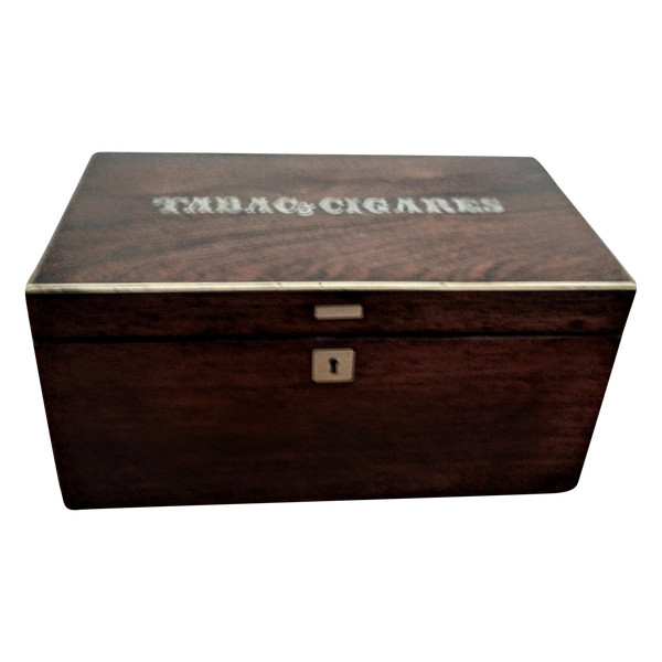 Tobacco box and cigars