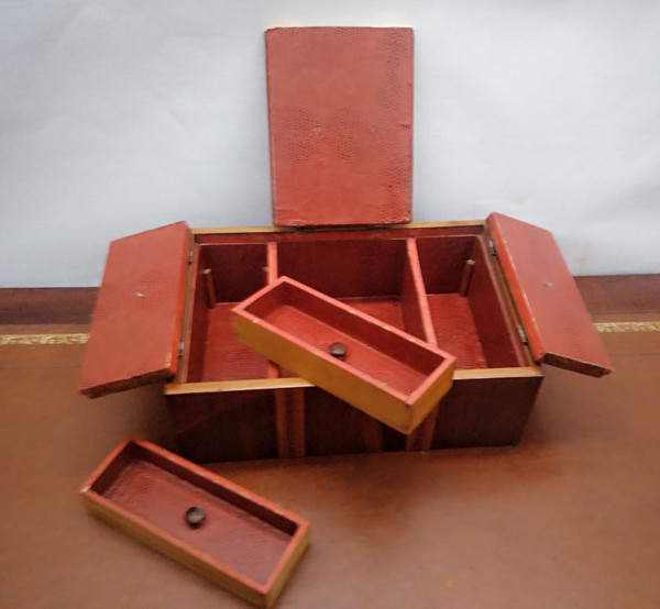 Coffret en prunier XVIIIe siècle