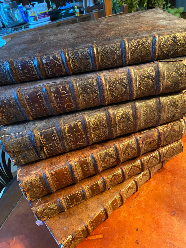 Deux fois trois volumes in folio de Droit et de Justice , Lyon 1689/1708  - et Paris 1725 Une belle réunion de deux Ouvrages