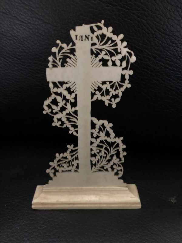 Calvary In Ivory Dieppois Work Around 1900