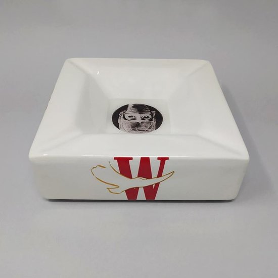 Très rare cendrier/ vide poche  en porcelaine par Piero Fornasetti 