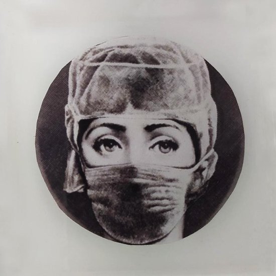 Très rare cendrier/ vide poche  en porcelaine par Piero Fornasetti 