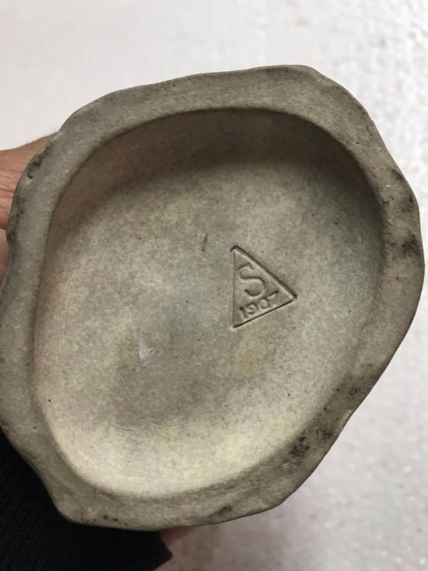 Sèvres Peasant Ceramic Signed Dalou 1907