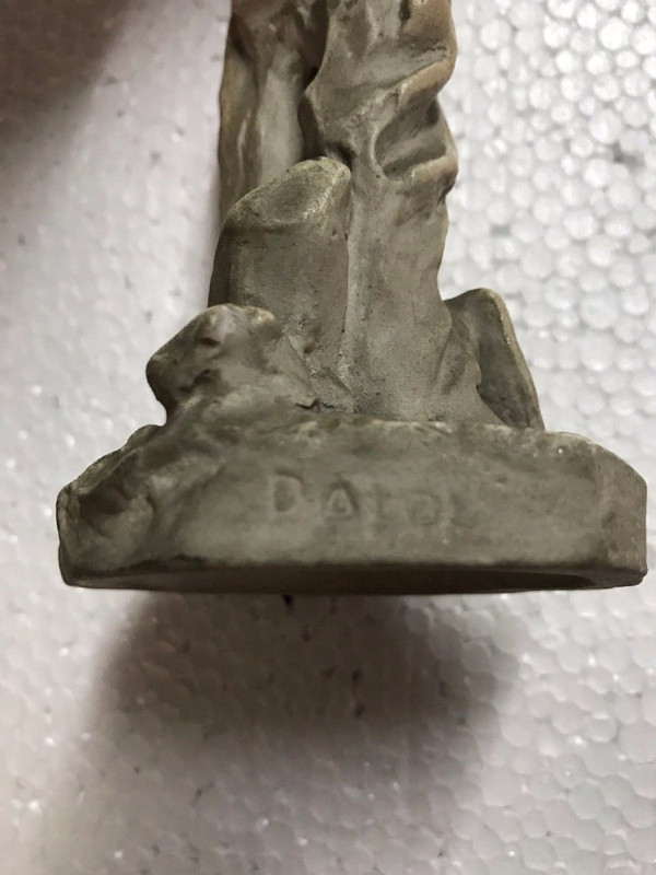 Sèvres Peasant Ceramic Signed Dalou 1907