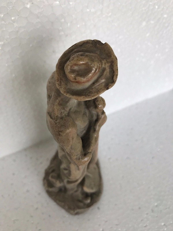 Sèvres Peasant Ceramic Signed Dalou 1907