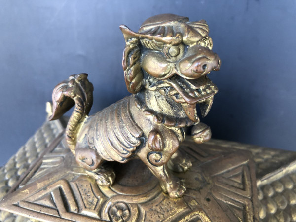 19th century Chinese bronze clock