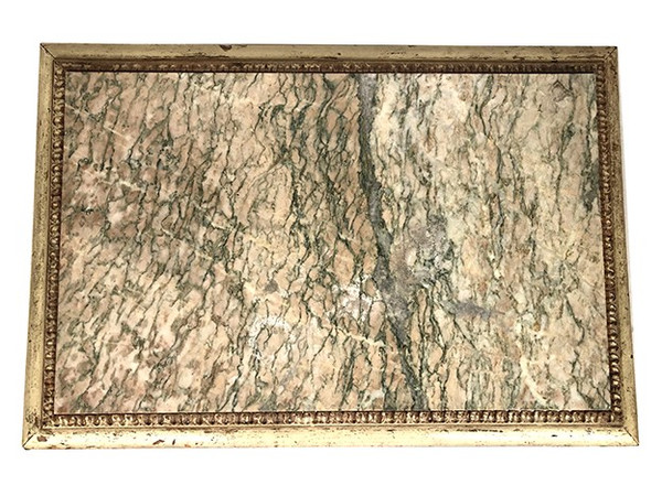 Desserte de style Louis XVI, bois laqué crème, circa 1900