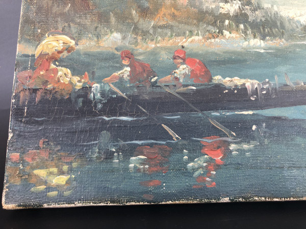 Peinture Sur Toile Vue Du Bosphore Fin XIXéme