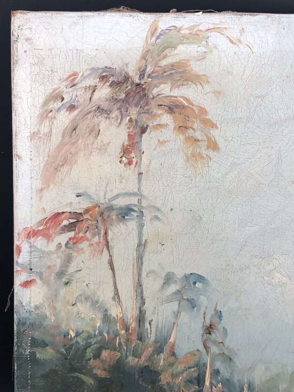 Peinture Sur Toile Vue Du Bosphore Fin XIXéme