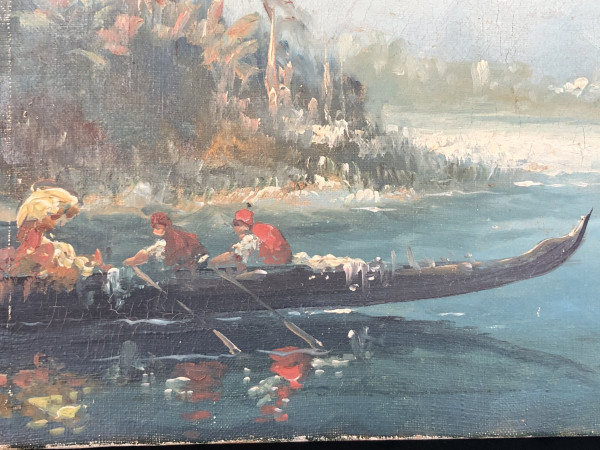 Peinture Sur Toile Vue Du Bosphore Fin XIXéme