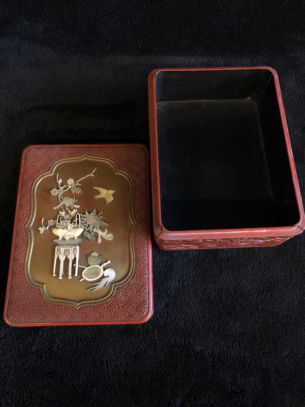 Coffret Laque Du Japon Fin XIXéme