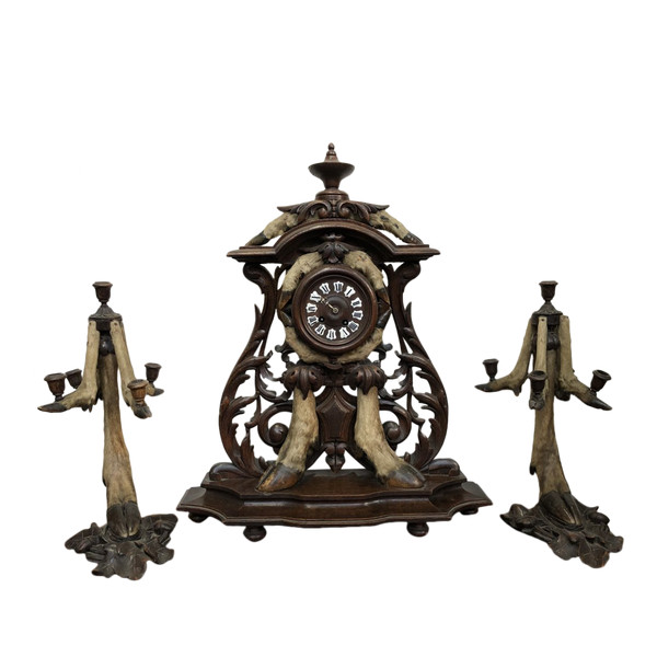 Pendule-garniture De Chasse - Foret Noire