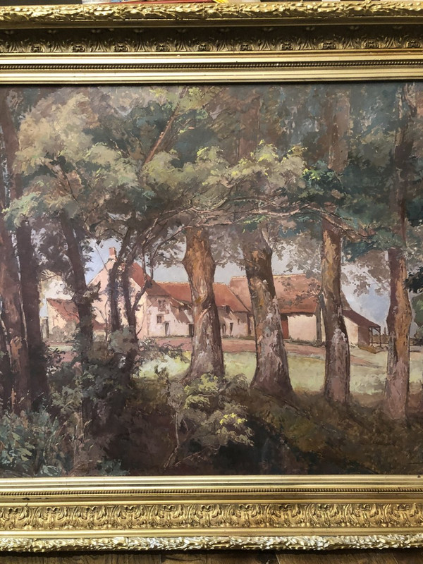 Marie Fondreton (xix-xx) Vue De La Ferme