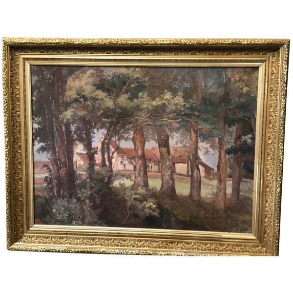 Marie Fondreton (xix-xx) Vue De La Ferme