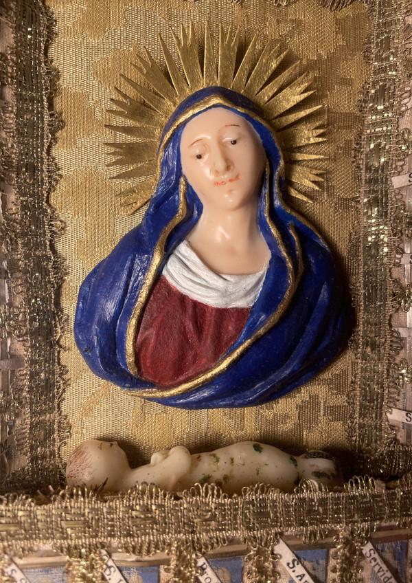 Reliquary of the Virgin and Child with 28 Martyrs - 18th century