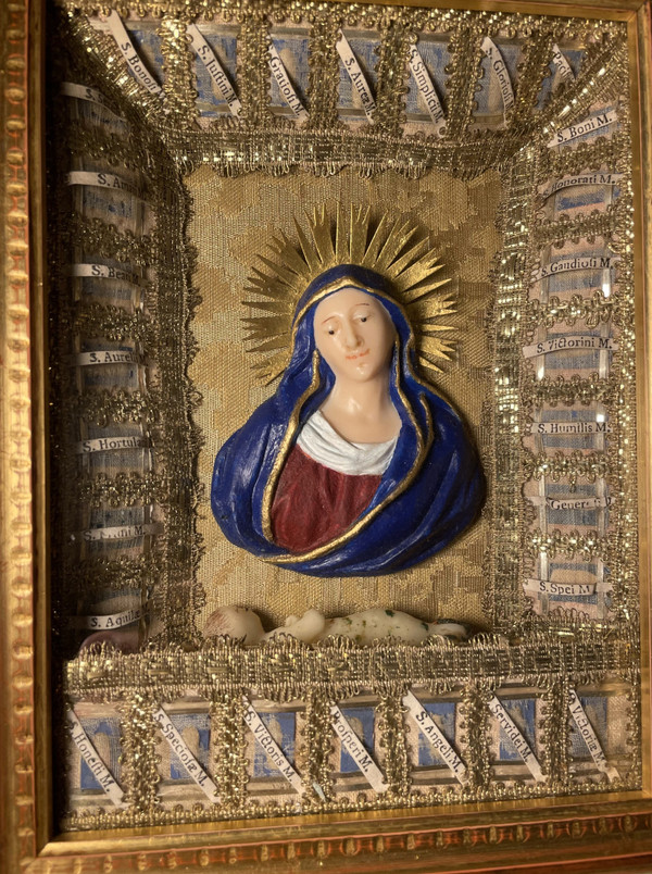 Reliquary of the Virgin and Child with 28 Martyrs - 18th century