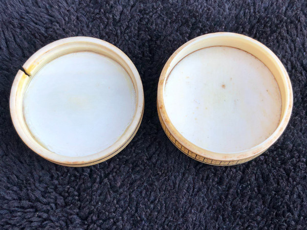 Louis XVI Period Ivory And Silver Box