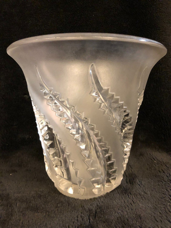 Vase Fougères Lalique Frankreich Circa 1940-50