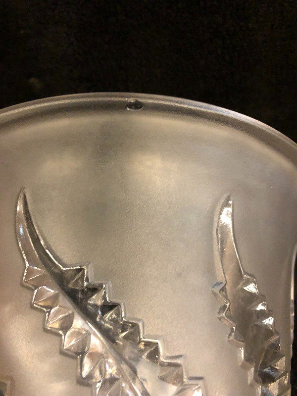 Vase Fougères Lalique Frankreich Circa 1940-50