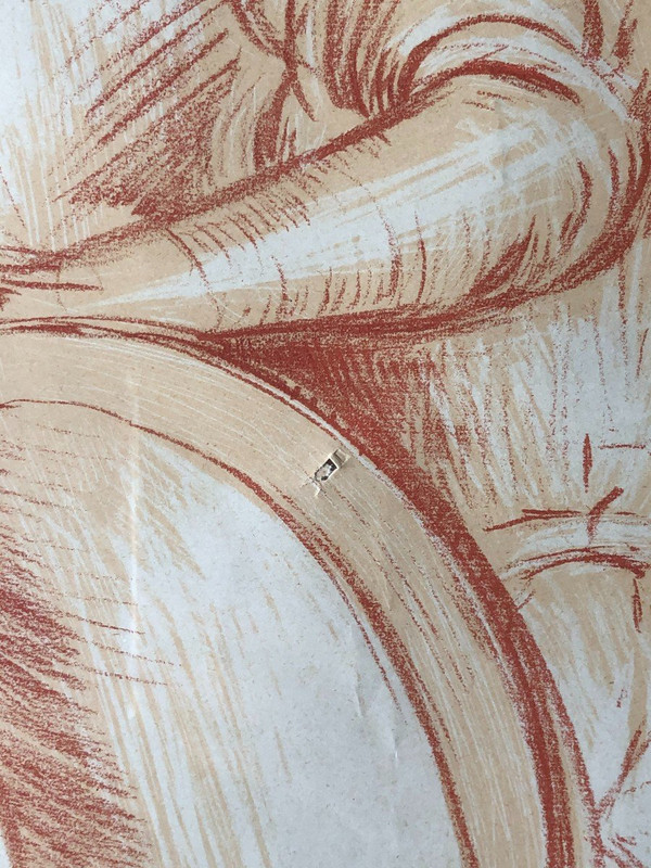 Paul César Helleu - Zeichnende Frau - Ed. Sagot Um 1900