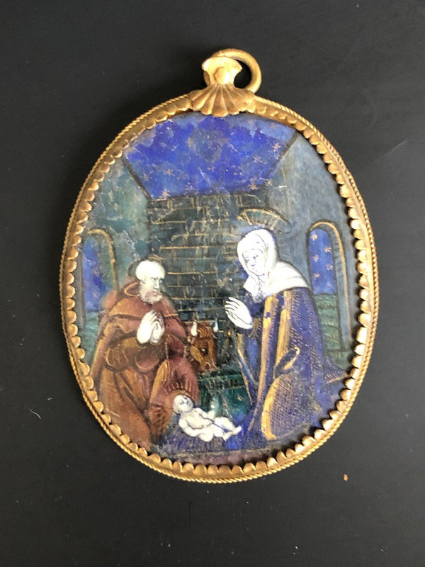 Enamel plate - Limoges enamel Late 16th century