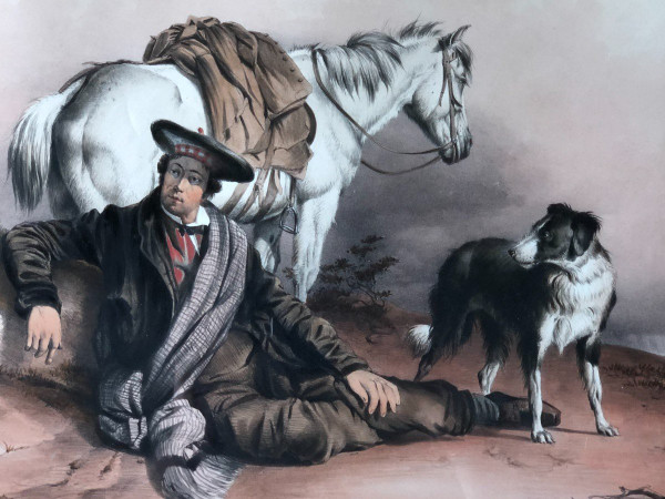 Thomas Sidney Cooper (1803-1902) - Le Repos - Aquarelle Gouaché