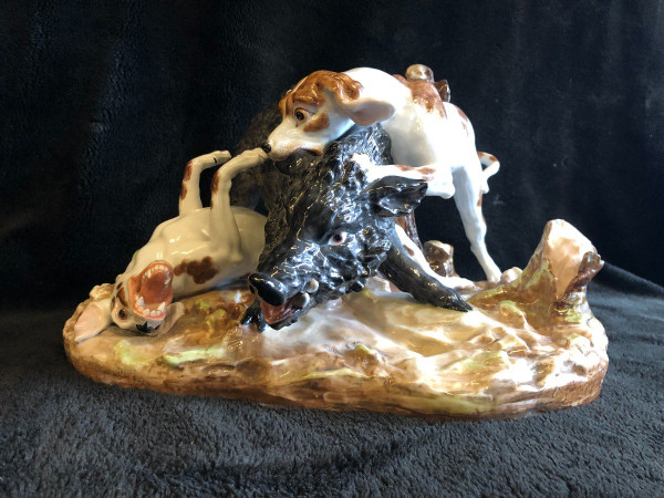Important Meissen Porcelain Group After J.j.kaendler