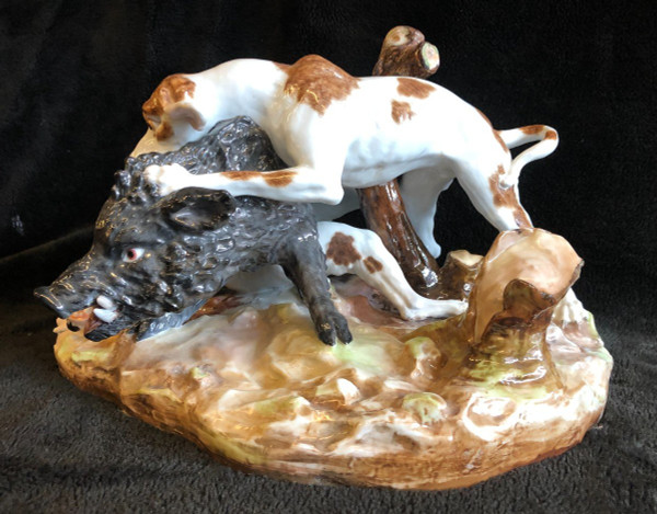 Important Meissen Porcelain Group After J.j.kaendler