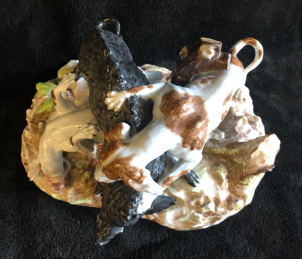 Important Meissen Porcelain Group After J.j.kaendler