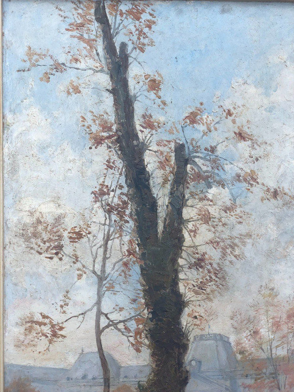 Gemälde – Gemälde auf Tafelansicht des Château De Fontainebleau