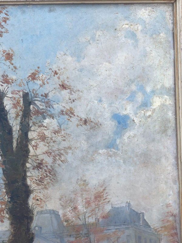 Gemälde – Gemälde auf Tafelansicht des Château De Fontainebleau