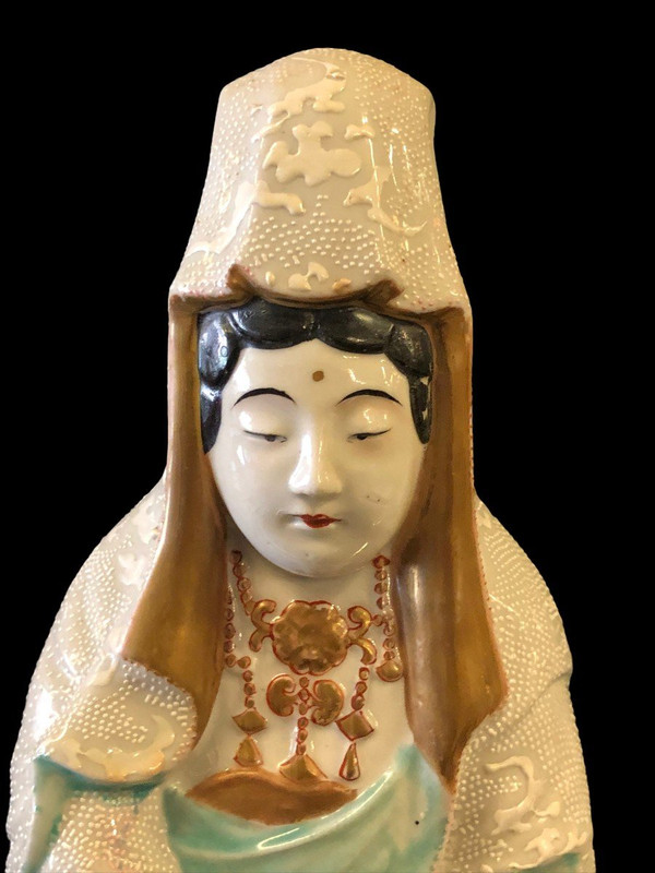 Buddha in porcellana giapponese Fine XIX o inizio XX secolo