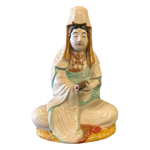 Buddha in porcellana giapponese Fine XIX o inizio XX secolo