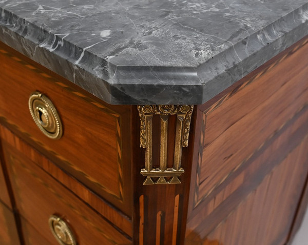 Importante Commode Écritoire en Bois précieux, époque Louis XVI – XVIIIe