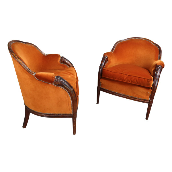 Paire de fauteuils de Paul Follot (1877-1941)