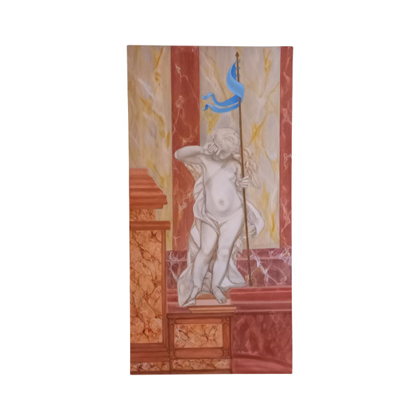Acrylgemälde auf Leinwand/ Das Erwachen des Engels