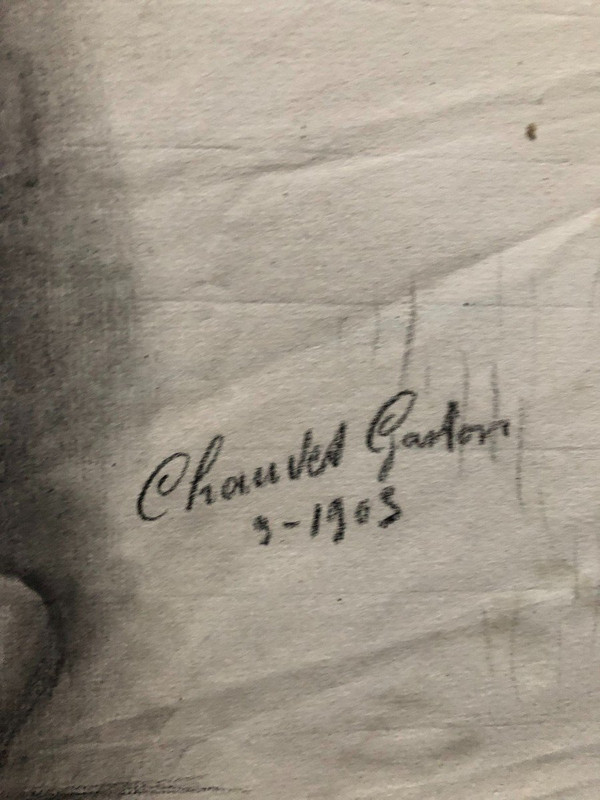 Old Academic Drawing Around 1900 By Chauvet Gaston - Pencil No. 7