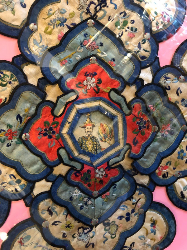 Broderie collerette Chinoise - Chine XIXème