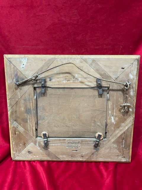 Tableau marine huile sur bois XIX ème