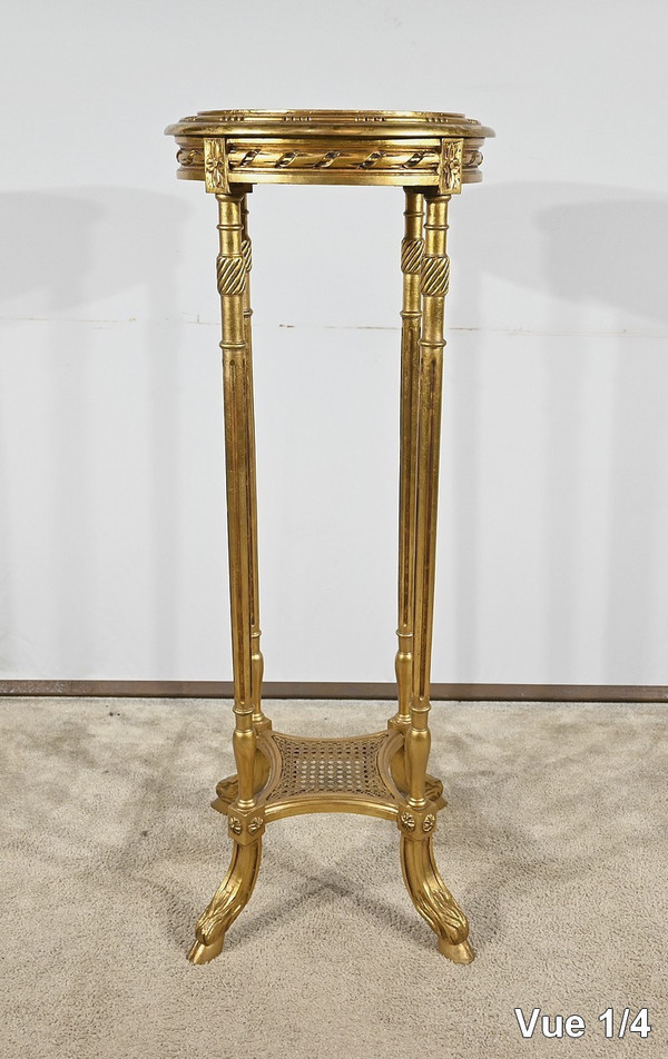 Haute Desserte en Bois Doré, style Louis XVI – 1920