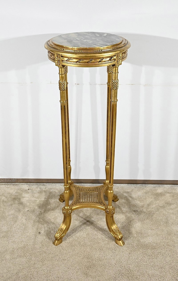 Haute Desserte en Bois Doré, style Louis XVI – 1920